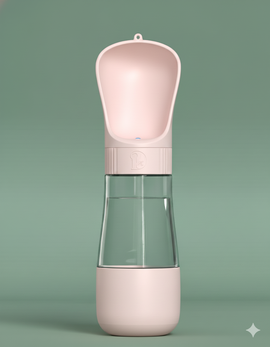 Pawsy club - 2 In 1 Portable Dog Water Bottle