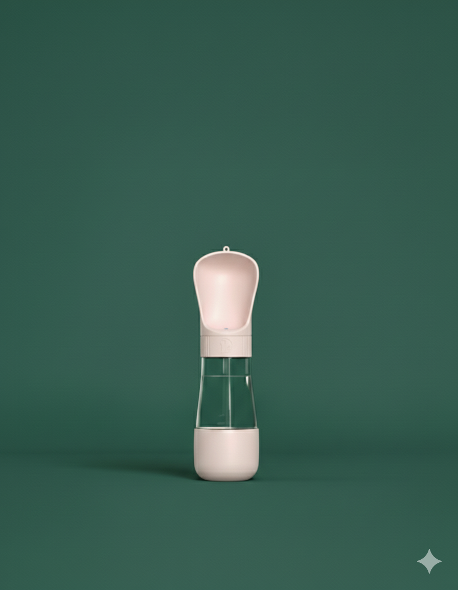 Pawsy club - 2 In 1 Portable Dog Water Bottle