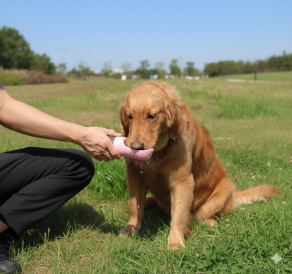 Pawsy club - 2 In 1 Portable Dog Water Bottle