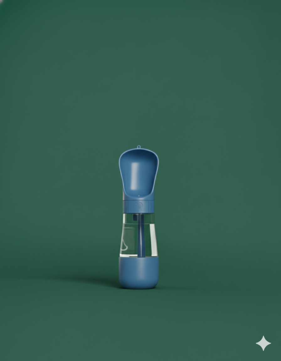 Pawsy club - 2 In 1 Portable Dog Water Bottle