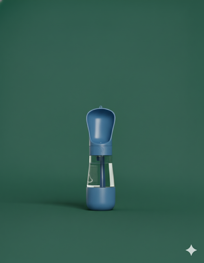 Pawsy club - 2 In 1 Portable Dog Water Bottle