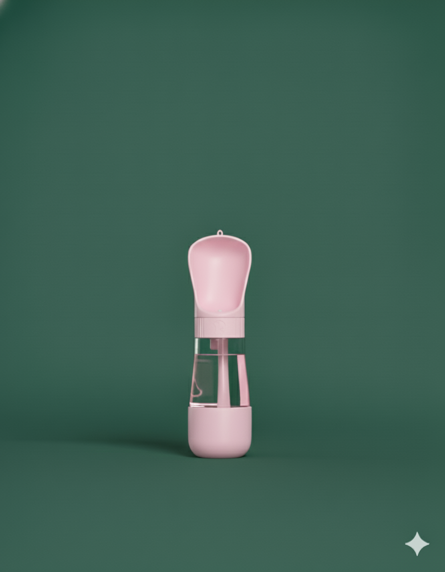 Pawsy club - 2 In 1 Portable Dog Water Bottle