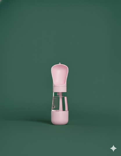 Pawsy club - 2 In 1 Portable Dog Water Bottle